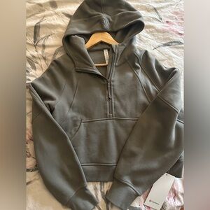 NWT Lululemon Grey Sage Oversized Half-Zip